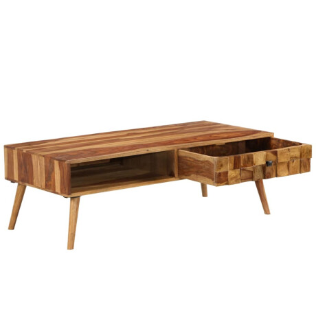 vidaXL Salontafel 110x50x37 cm acaciahout met honing afwerking afbeelding3 - 1