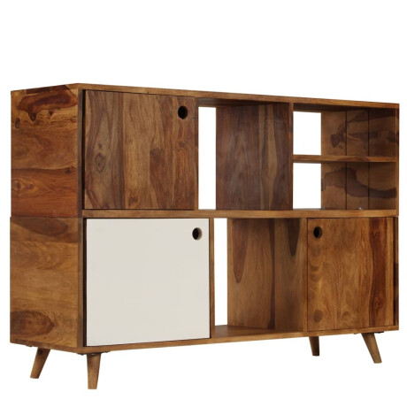 vidaXL Dressoir 118x35x70 cm massief sheeshamhout afbeelding3 - 1