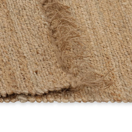 vidaXL Vloerkleed 120x180 cm handgeweven jute natuurlijk afbeelding3 - 1