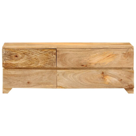 vidaXL Tv-meubel 110x30x40 cm massief mangohout afbeelding3 - 1