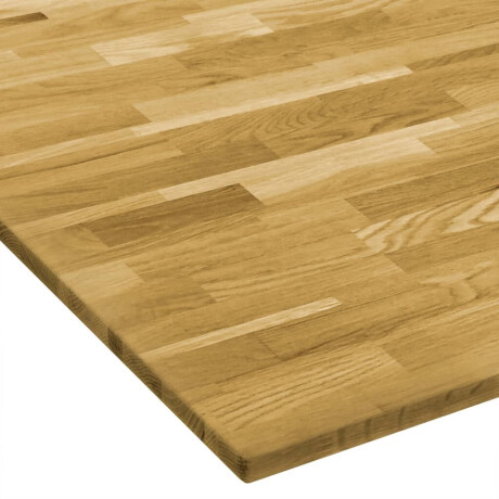 vidaXL Tafelblad vierkant 23 mm 80x80 cm massief eikenhout afbeelding3 - 1