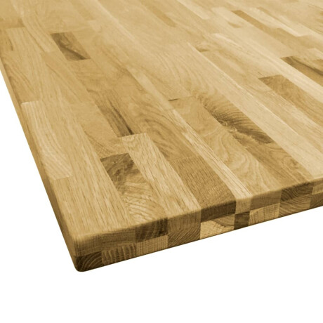 vidaXL Tafelblad vierkant 44 mm 80x80 cm massief eikenhout afbeelding3 - 1