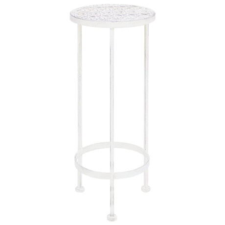 vidaXL 3-delige Plantenstandaardset vintage stijl metaal antiekwit afbeelding3 - 1