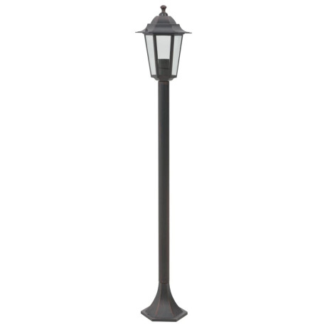 vidaXL Paalverlichting voor tuin E27 110 cm aluminium brons 6 st afbeelding3 - 1