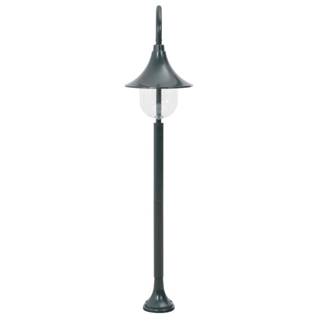 vidaXL Paalverlichting tuin E27 120 cm aluminium donkergroen afbeelding3 - 1