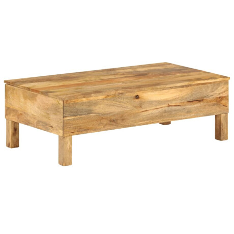 vidaXL Salontafel 110x55x35 cm massief mangohout afbeelding3 - 1