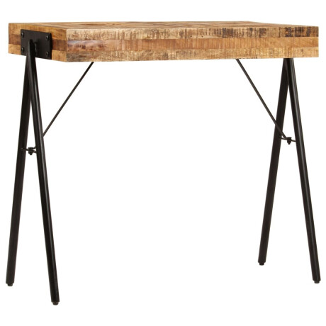vidaXL Wandtafel 80x40x75 cm massief mangohout afbeelding3 - 1