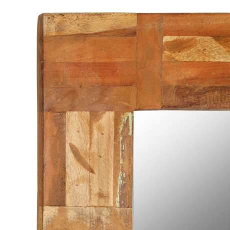 vidaXL Wandspiegel 60x90 cm massief gerecycled hout afbeelding3 - 1