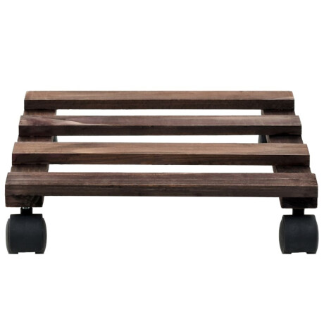 vidaXL Plantenrollers 4 st 25x25 cm cederhout afbeelding3 - 1