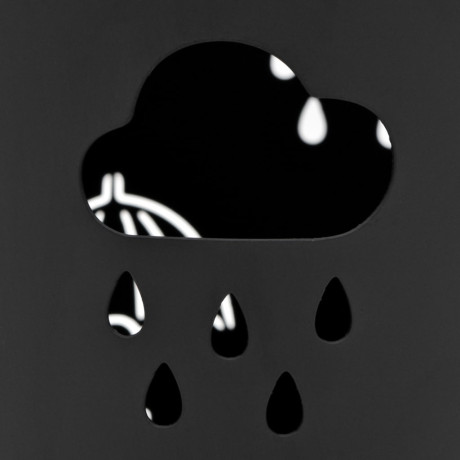 vidaXL Parapluhouder paraplu's staal zwart afbeelding3 - 1