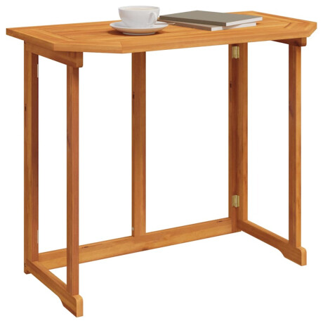 vidaXL Bistrotafel 90x50x75 cm massief acaciahout afbeelding3 - 1