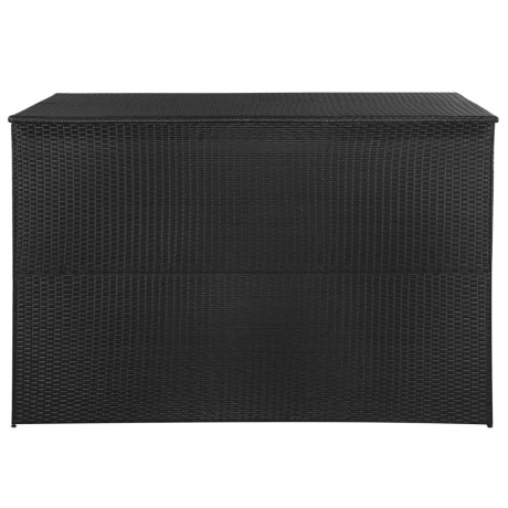 vidaXL Tuinbox 150x100x100 cm poly rattan zwart afbeelding3 - 1