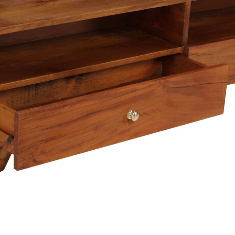 vidaXL Tv-meubel 140x30x40 cm massief gerecycled hout afbeelding3 - 1