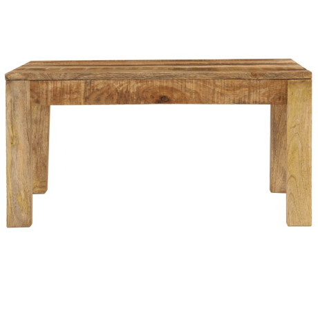 vidaXL Salontafel 80x80x40 cm massief mangohout afbeelding3 - 1