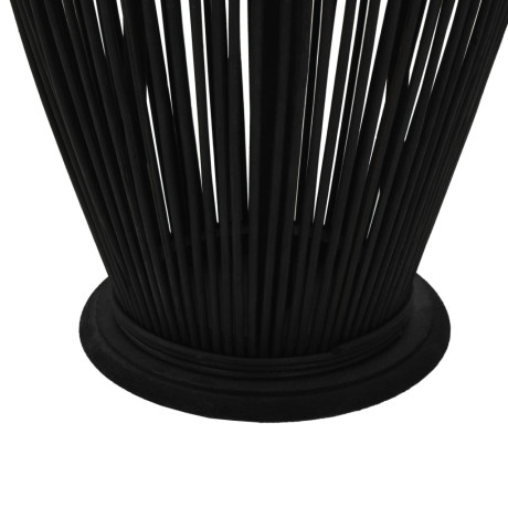 vidaXL Lantaarnhouder hangend 95 cm bamboe zwart afbeelding3 - 1