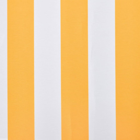 vidaXL Luifeldoek 350x250 cm canvas oranje en wit afbeelding3 - 1