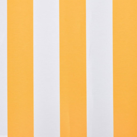 vidaXL Luifeldoek 450x300 cm canvas oranje en wit afbeelding3 - 1