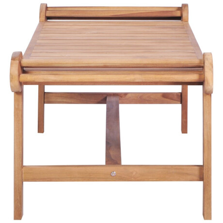 vidaXL Salontafel 100x50x45 cm massief teakhout afbeelding3 - 1