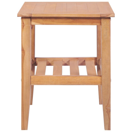 vidaXL Salontafel vierkant 40x40x50 cm massief teakhout afbeelding3 - 1