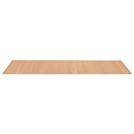 vidaXL Tapijt 80x200 cm bamboe bruin afbeelding3 - 1