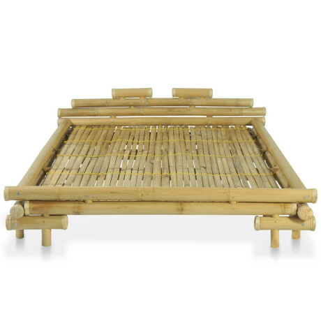 vidaXL Bedframe bamboe 140x200 cm afbeelding3 - 1