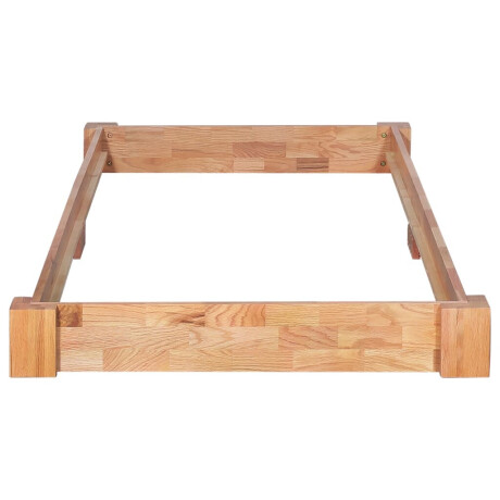 vidaXL Bedframe massief eikenhout 90x200 cm afbeelding3 - 1