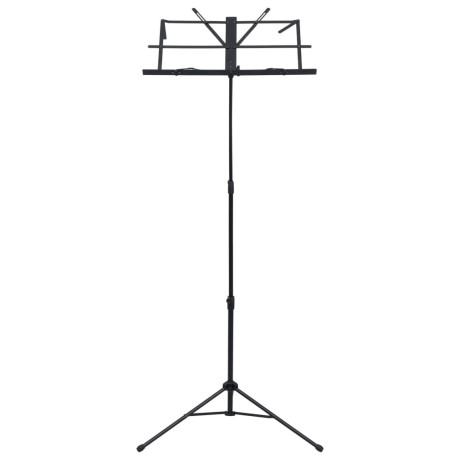vidaXL Muziekboekenstandaard staal zwart afbeelding3 - 1