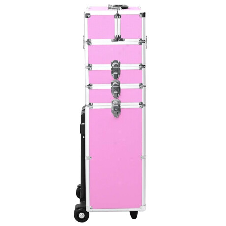 vidaXL Make-up trolley aluminium roze afbeelding3 - 1
