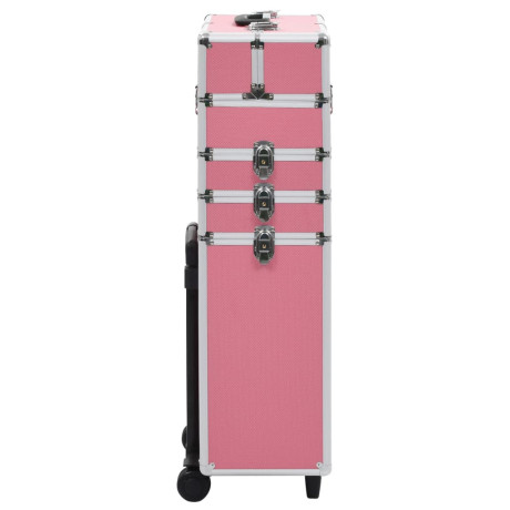 vidaXL Make-up trolley aluminium roze afbeelding3 - 1