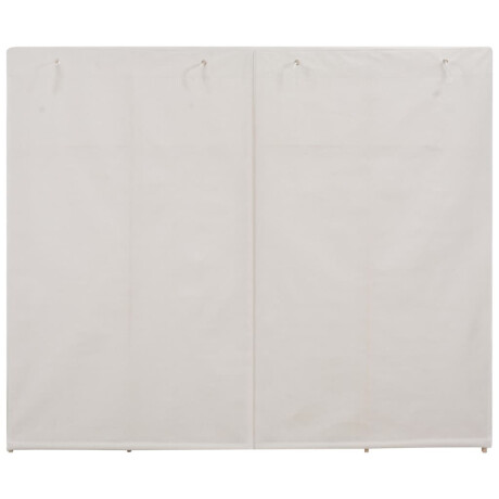 vidaXL Kledingkast 200x40x170 cm stof wit afbeelding3 - 1