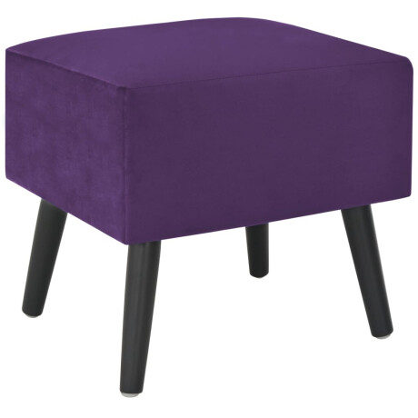 vidaXL Nachtkastje 40x35x40 cm fluweel donkerpaars afbeelding3 - 1
