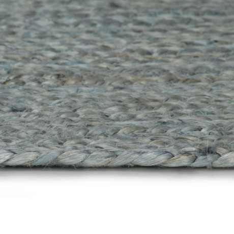 vidaXL Vloerkleed handgemaakt rond 150 cm jute olijfgroen afbeelding3 - 1