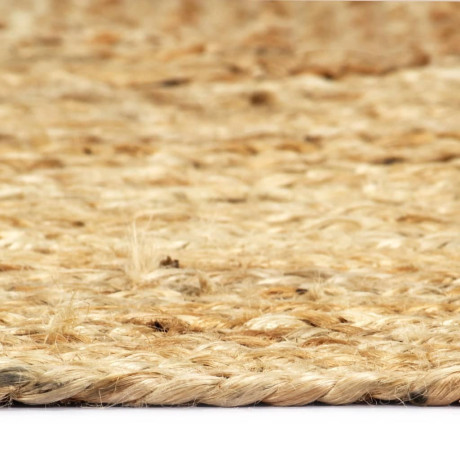 vidaXL Vloerkleed handgemaakt 160x230 cm jute naturel afbeelding3 - 1