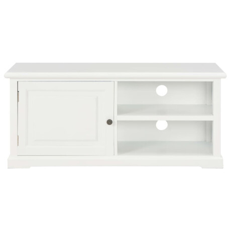 vidaXL Tv-meubel 90x30x40 cm hout wit afbeelding3 - 1