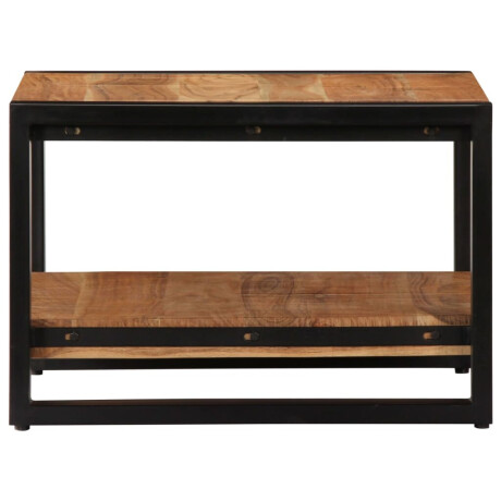 vidaXL Salontafel 60x60x40 cm massief acaciahout afbeelding3 - 1