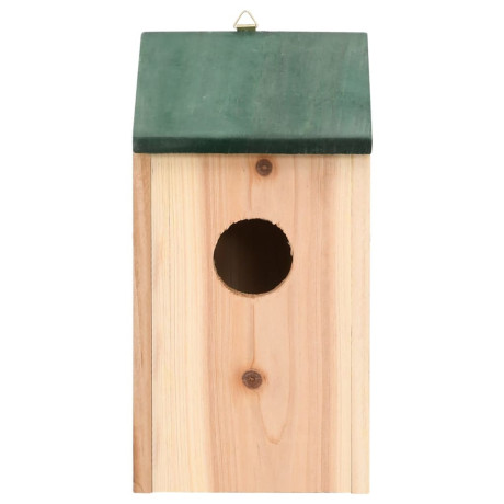 vidaXL Vogelhuisjes 8 st 12x12x22 cm hout afbeelding3 - 1