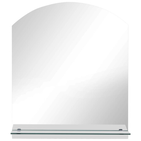 vidaXL Wandspiegel met schap 30x50 cm gehard glas afbeelding3 - 1