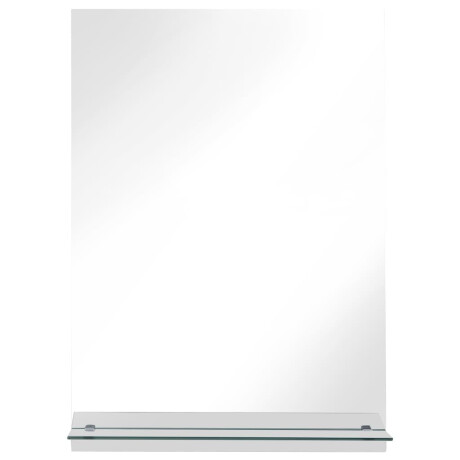 vidaXL Wandspiegel met schap 40x60 cm gehard glas afbeelding3 - 1
