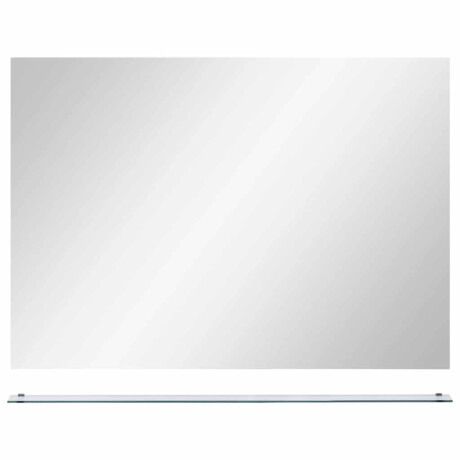 vidaXL Wandspiegel met schap 80x60 cm gehard glas afbeelding3 - 1