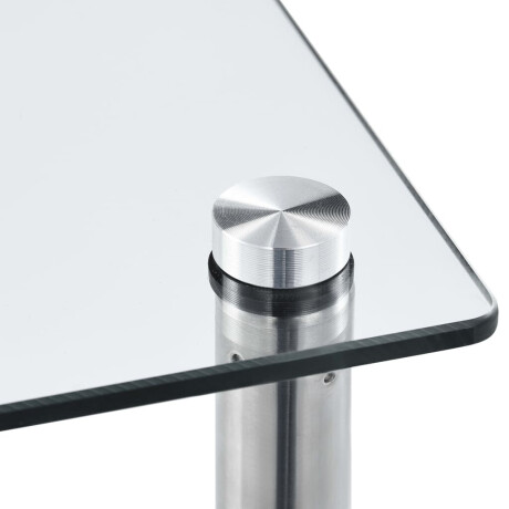 vidaXL Kastje 6-laags 40x40x160 cm gehard glas transparant afbeelding3 - 1