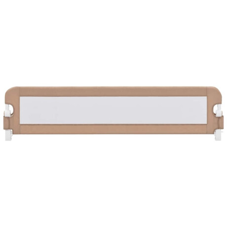 vidaXL Bedhekje peuter 180x42 cm polyester taupe afbeelding3 - 1