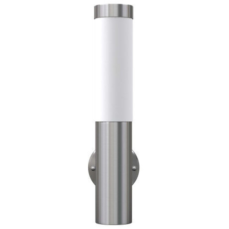 vidaXL Wandlamp voor binnen en buiten waterdicht RVS afbeelding3 - 1