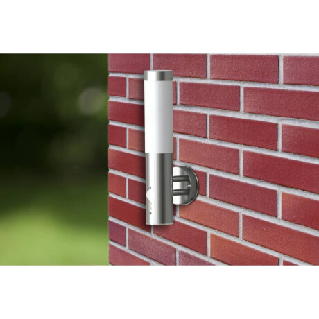 vidaXL Buitenwandlamp met bewegingsdetector roestvrij staal afbeelding3 - 1