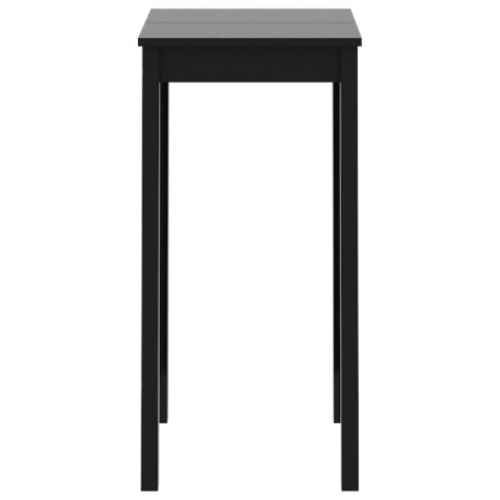 vidaXL Bartafel 55x55x107 cm MDF zwart afbeelding3 - 1