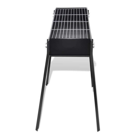 vidaXL Houtskoolbarbecue staand vierkant 75x28 cm afbeelding3 - 1