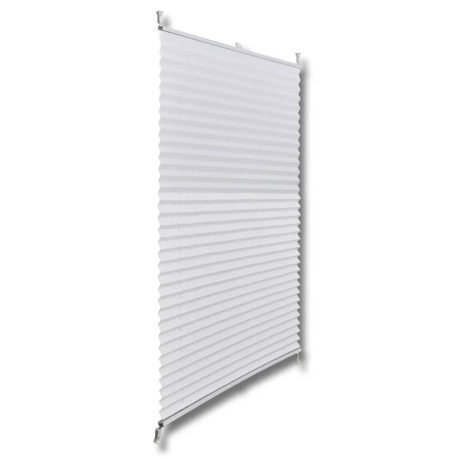 vidaXL Plisséjaloezie 70x100 cm wit afbeelding3 - 1