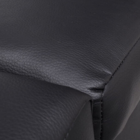 vidaXL Chaise longue kunstleer zwart afbeelding3 - 1