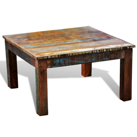 vidaXL Salontafel vierkant gerecycled hout afbeelding3 - 1