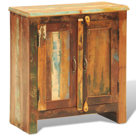 vidaXL Kast met 2 deuren vintage stijl massief gerecycled hout afbeelding3 - 1