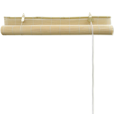 vidaXL Rolgordijn 120x160 cm bamboe naturel afbeelding3 - 1
